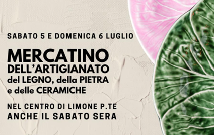 Limone Piemonte ospita il mercatino per hobbisti dedicato all’artigianato: un weekend tra legno, pietra e ceramica