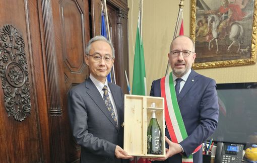 Maurizio Rasero con Kobayashi Toshiaki Maurizio Rasero con Kobayashi Toshiaki