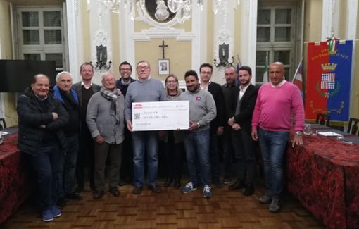 Il Rally Club ha donato 2.000 euro all'associazione Sea (Servizio emergenza anziani) delle Colline Alfieri