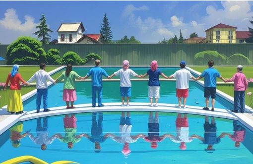 La locandina Vasche di pace