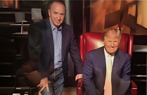 Guido Lombardi ritratto con Donald J. Trump Guido Lombardi ritratto con Donald J. Trump