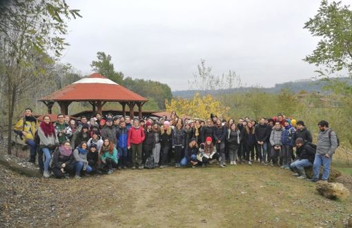 Gli studenti universitari al Geosito di Cortiglione