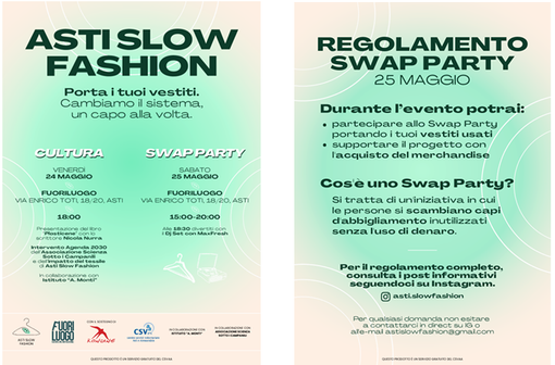 Asti Slow Fashion: due giorni all'insegna della sostenibilità al Fuoriluogo