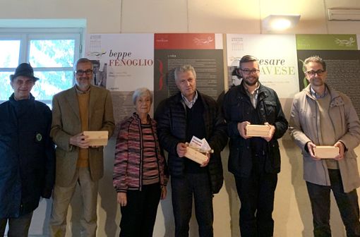Da sx: Tommaso Arpino, Gianfranco Carosso, Laurana Lajolo, Franco Vaccaneo, Fabio Bailo, Edoardo Borra