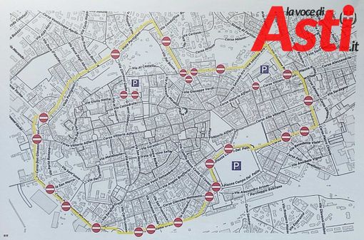 Quest'oggi Asti chiude al traffico e fa una &quot;prova generale&quot; per il Piano del Traffico