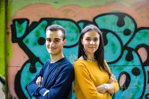 Lorenzo Giaretto e Chiara Della Mercede, autori del libro che verrà presentato il 24 settembre Lorenzo Giaretto e Chiara Della Mercede, autori del libro che verrà presentato il 24 settembre