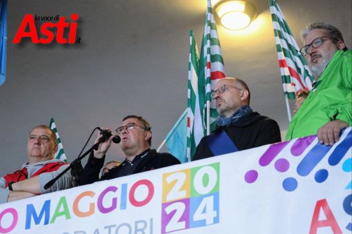 Un momento della manifestazione di questa mattina (Efrem Zanchettin) Un momento della manifestazione di questa mattina (Efrem Zanchettin)