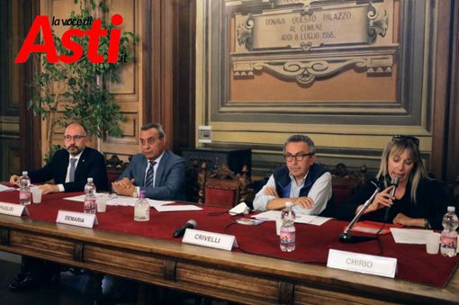 Alcune immagini (Ph. Merfephoto - Efrem Zanchettin) del confronto tra candidati sindaci di Asti