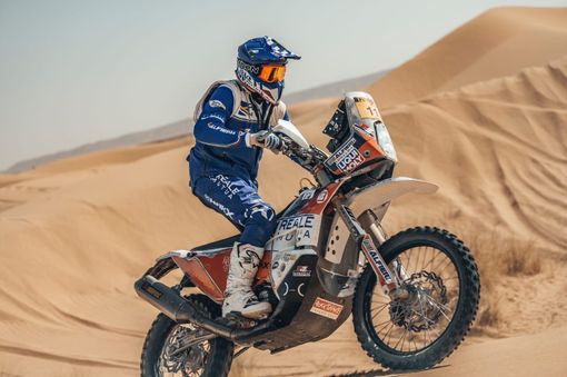 Ugo Peila durante la gara