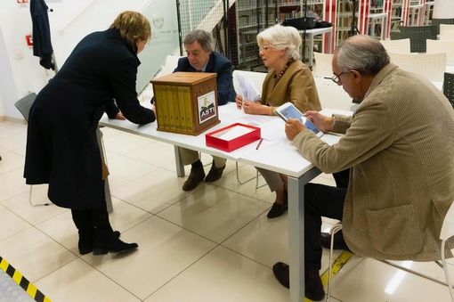 Le votazioni. Ph Franco Rabino