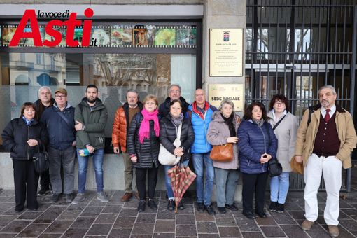 I lavoratori dell'ex Maina (Merphefoto)