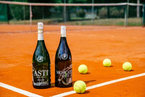 Anche quest'anno agli Internazionali BNL d'Italia si brinderà con calici di Asti Spumante e Moscato d'Asti