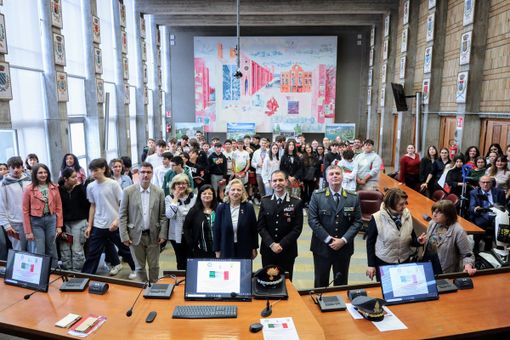 I ragazzi del Giobert in Provincia con le istituzioni I ragazzi del Giobert in Provincia con le istituzioni
