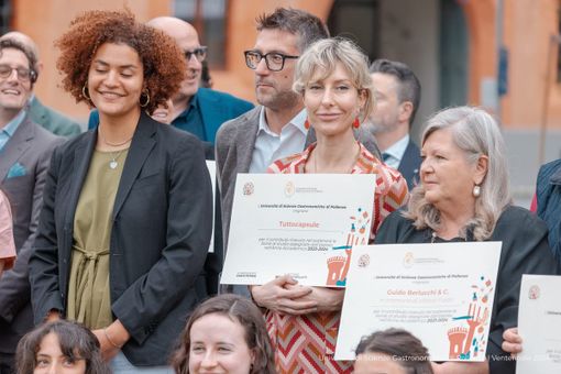Virna Supin, alle spalle Vincenzo Pagliero Virna Supin, alle spalle Vincenzo Pagliero