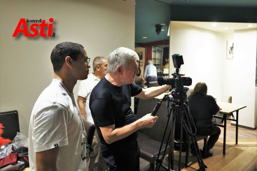 Le riprese del cortometraggio (Merohefoto) Le riprese del cortometraggio (Merohefoto)