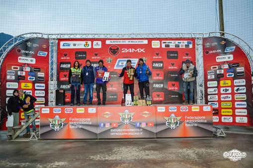 Il podio di Politanò Il podio di Politanò