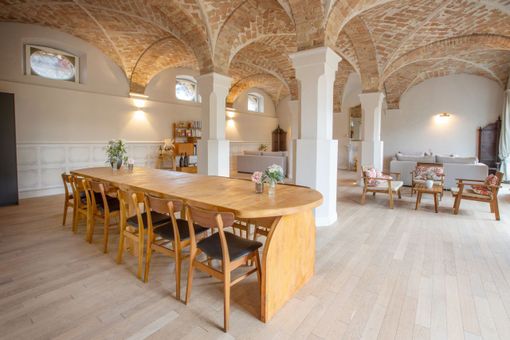Antico refettorio ora adibito a sala comune con cucina