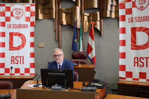 Bruno Scavino, presidente dell'Asti Calcio, ritratto in un'immagine d'archivio Bruno Scavino, presidente dell'Asti Calcio, ritratto in un'immagine d'archivio