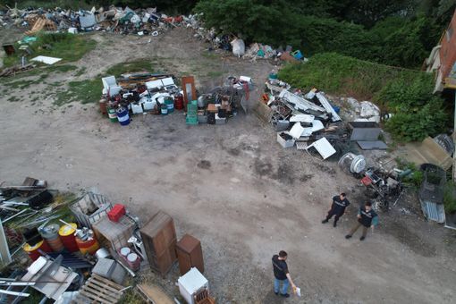 Immagini relative l'attività d'indagine svolta Immagini relative l'attività d'indagine svolta