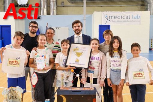 In foto la premiazione del progetto Eureka!Funziona! (ph. Merfephoto)