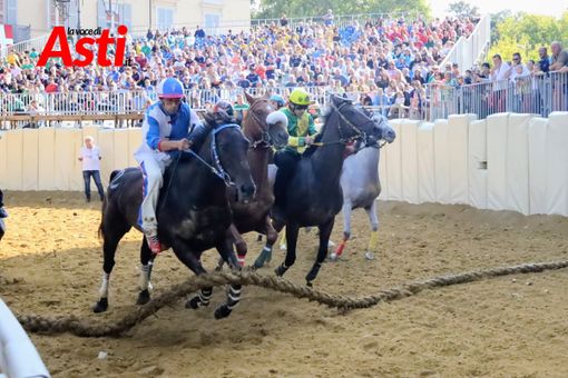 La terza batteria delle prove del mattino, dove mancava il cavallo di Moncalvo (Merphefoto)