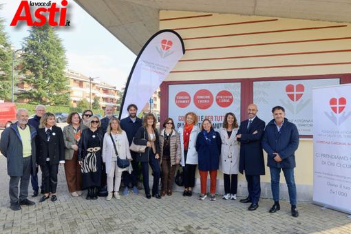 I volontari che seguiranno la sede con la direzione Asl e della Fondazione (MerfePhoto)