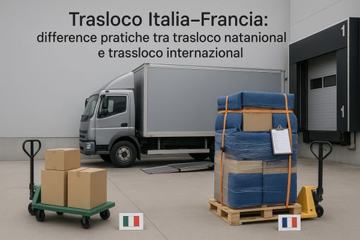 Trasloco Italia–Francia: differenze pratiche tra trasloco nazionale e trasloco internazionale