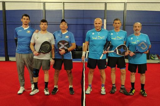 Varaldi, Fasoli, Montalbano (F.T.P. Soc. Coop.) vs. Romano, Capra, Santo (Uni Soluzioni) Varaldi, Fasoli, Montalbano (F.T.P. Soc. Coop.) vs. Romano, Capra, Santo (Uni Soluzioni)