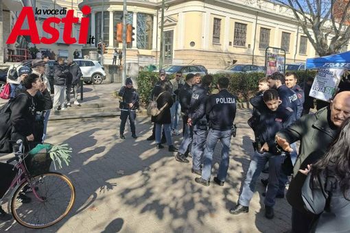 Immagine dei momenti di tensione di questa mattina (Ph: MerfePhoto)