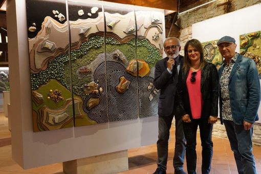 “L’urlo della natura”: la personale di Piero Racchi inaugurata al Castello di Monastero Bormida