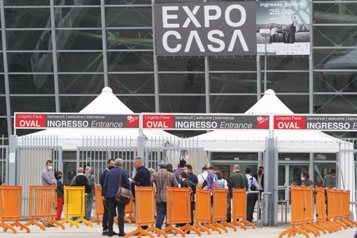 L'ingresso del padiglioni del Lingotto - Credit Daniele Bottallo