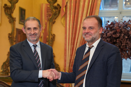 Da sx: Gianfranco Comaschi e Stefano Guena Da sx: Gianfranco Comaschi e Stefano Guena