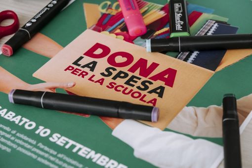 Sabato 10 settembre si rinnoverà l'appuntamento con &quot;Dona la Spesa per la Scuola&quot;