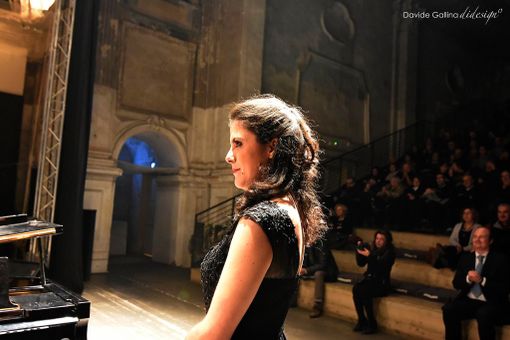 La pianista Ernesta Aufiero (ph. Davide Gallina)