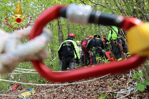 Esercitazione SAF Vigili del fuoco di Asti