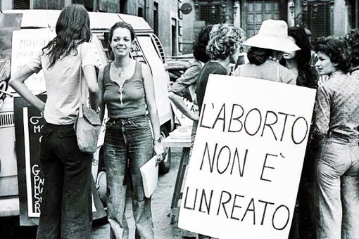 Manifestazione anni '70 pro legge 194