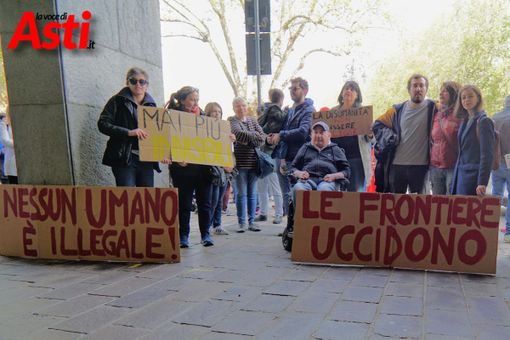 La manifestazione della sinistra astigiana in occasione del Decreto Cutro La manifestazione della sinistra astigiana in occasione del Decreto Cutro