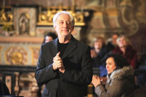 Mario Benotto al termine di un concerto Mario Benotto al termine di un concerto