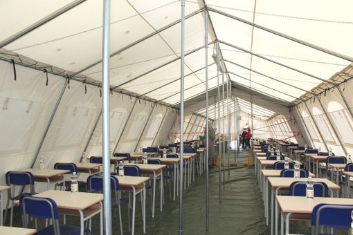 Scuola: anche quest'anno a Villafranca i 170 bambini pranzeranno sotto la tenda