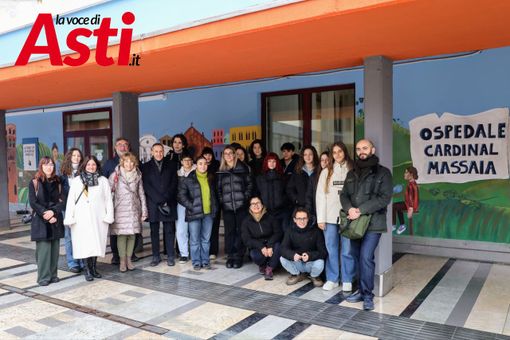 Il Liceo artistico di Asti porta colore ed emozioni al Cardinal Massaia con un nuovo murale