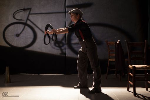 Alcune immagini di scena tratte da “Gino Bartali. Eroe silenzioso”