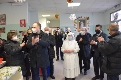 Amministratori comunali alla Mensa Sociale di Asti