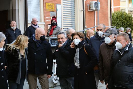 Paolo Crivelli in visita al quartiere Torretta (Merfephoto - Efrem Zanchettin)