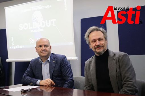 Nell'immagine (ph. Efrem Zanchettin), il presidente dell'Orchestra Sinfonica Enrico Bellati e il direttore Maestro Silvano Pasini