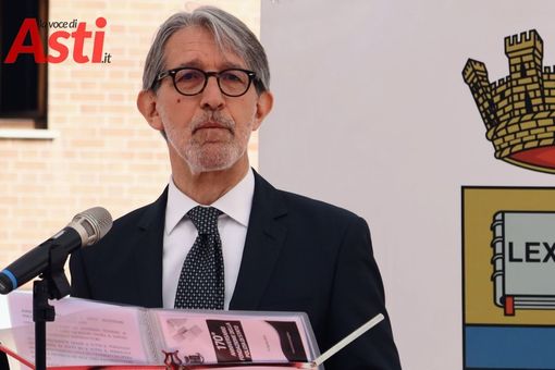 Il questore di Asti, Sebastiano Salvo, ritratto (ph. Merfephoto - Efrem Zanchettin) nel corso della cerimonia dello scorso anno