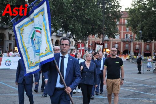 La cerimonia di apertura della Tenzone Bronzea, svoltasi ad Asti lo scorso anno (Merphefoto)