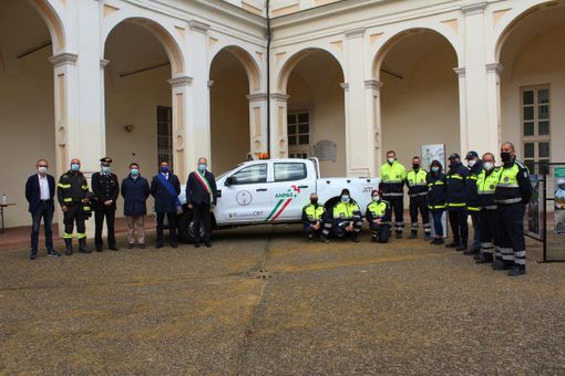 Presentato al Michelerio il nuovo pick-up assegnato alla Protezione Civile Città di Asti