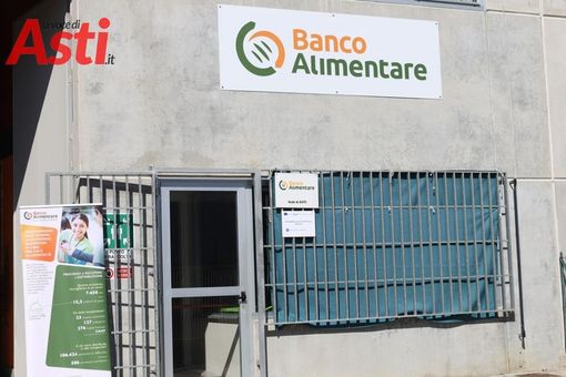 La sede del Banco Alimentare di Asti (MerfePhoto) La sede del Banco Alimentare di Asti (MerfePhoto)
