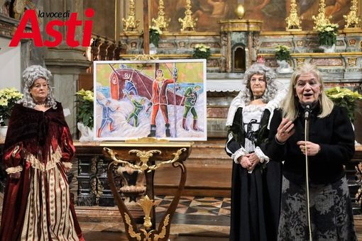 Carla Forno, direttrice della Fondazione Centro di Studi Alfieriani, all'inaugurazione, in San Martino, di Alfieri Pop (MerfePhoto) Carla Forno, direttrice della Fondazione Centro di Studi Alfieriani, all'inaugurazione, in San Martino, di Alfieri Pop (MerfePhoto)