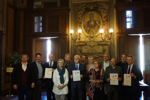 Alcuni momenti della conferenza stampa